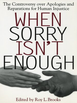 cover image of When Sorry Isn't Enough